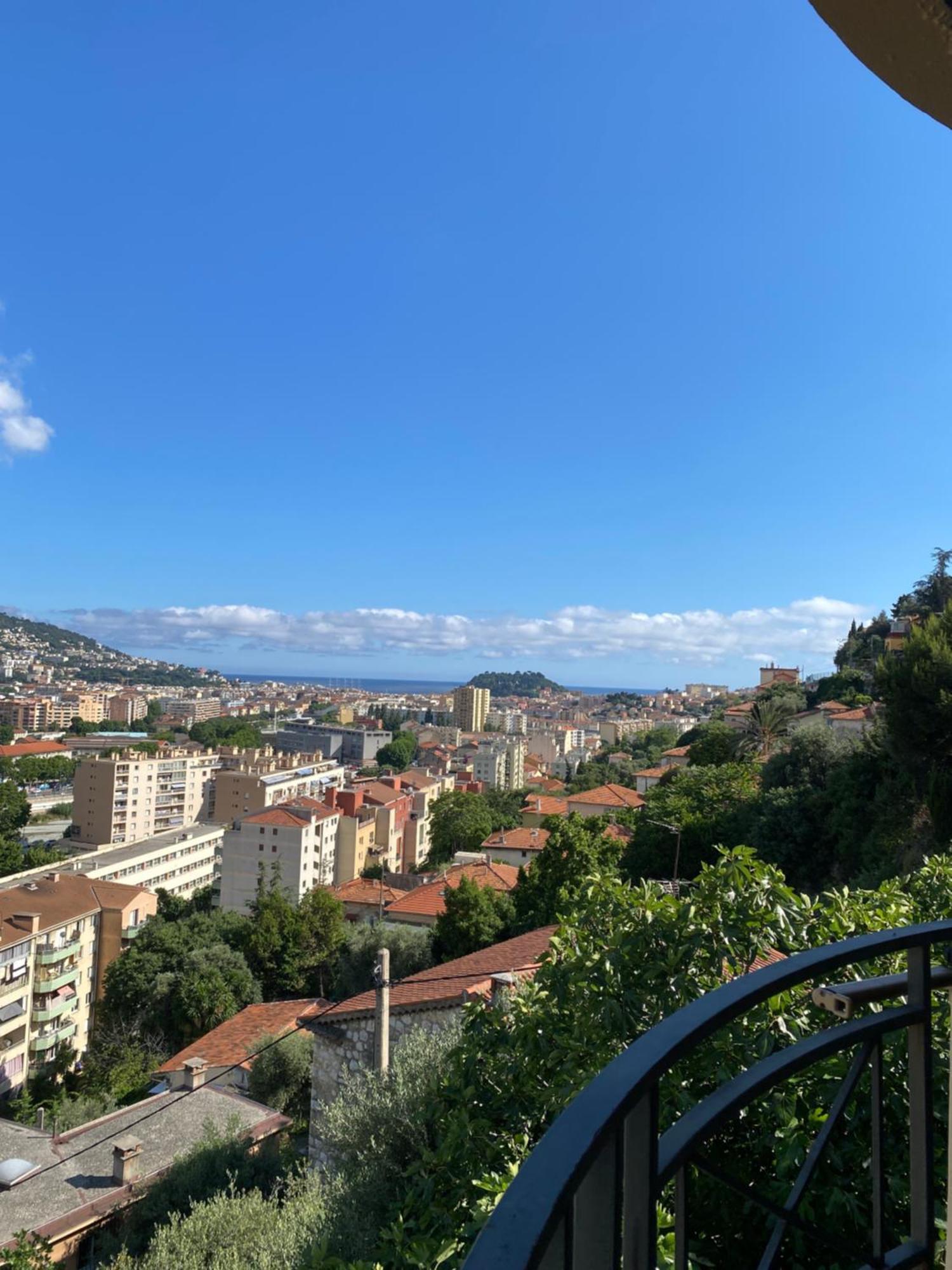 Appartement-Nice 01 Vue Mer - Panoramique Wifi-Parking Exterior foto