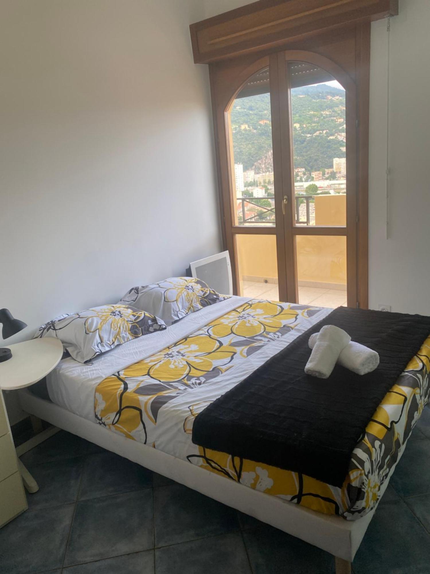 Appartement-Nice 01 Vue Mer - Panoramique Wifi-Parking Exterior foto